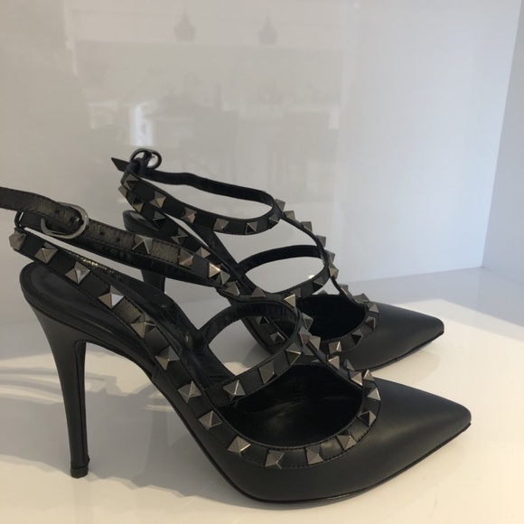 VALENTINO GARAVANI ROCKSTUD ANKLE STRAP PUMP - Picture 5 of 15